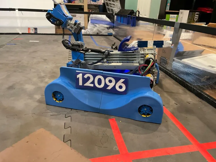 The 12096 competition robot on the field
